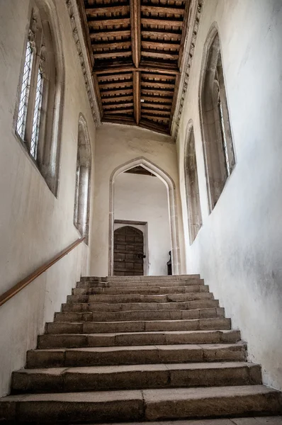 Kostelních schodech — Stock fotografie