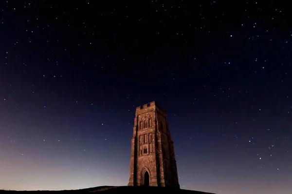 Glastonbury Tor par starlight — Photo