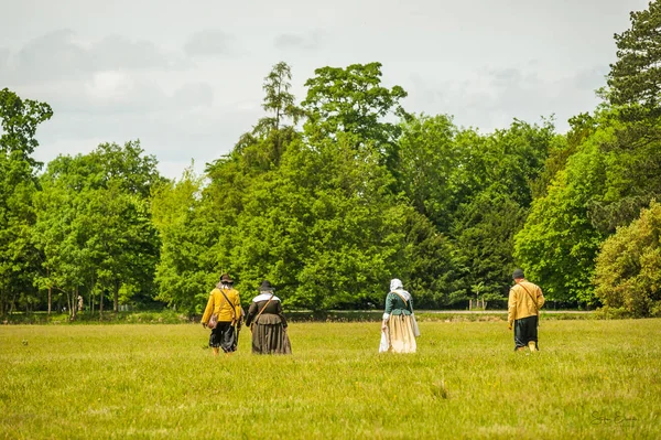 Cena de guerra civil inglesa — Fotografia de Stock