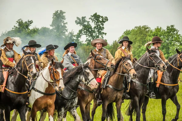 Batalha da Guerra Civil Inglesa — Fotografia de Stock