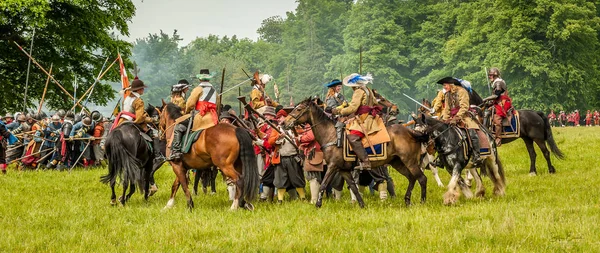 Bitwy wojny domowej — Zdjęcie stockowe