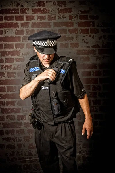 Офицер полиции Великобритании — стоковое фото