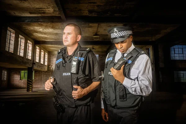 İki İngiliz polis memuru — Stok fotoğraf