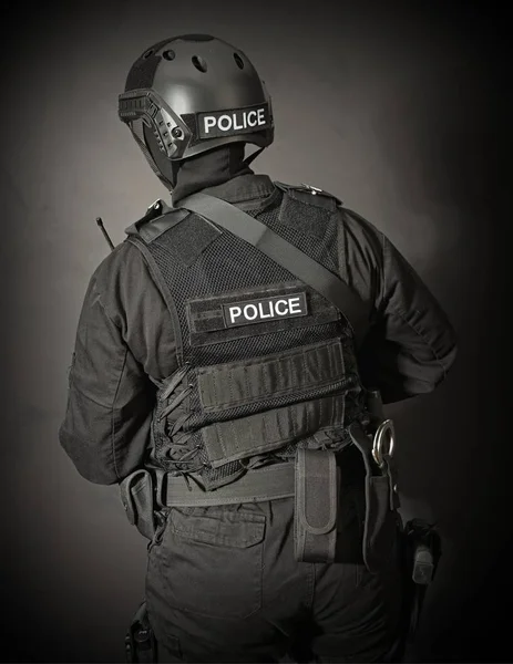 Police tactical firearms officer — Stock Photo, Image