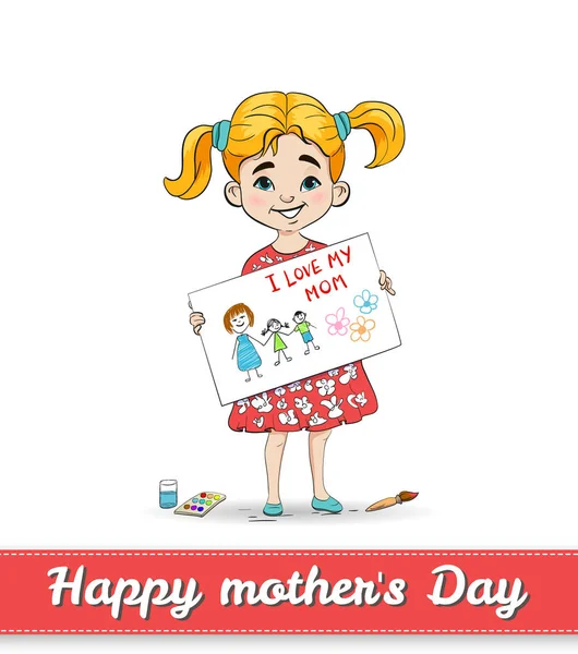 Happy mothers day — Stock Vector