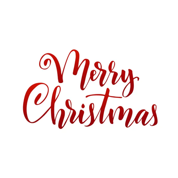 Hand lettering hristmas greetings text — Stock Vector