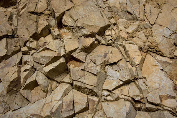 Textura de rocha rachada — Fotografia de Stock