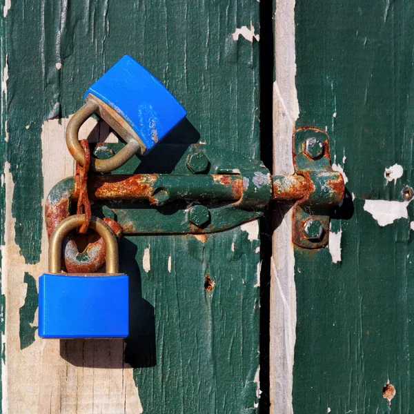 Old rust keylock — Stock Photo, Image