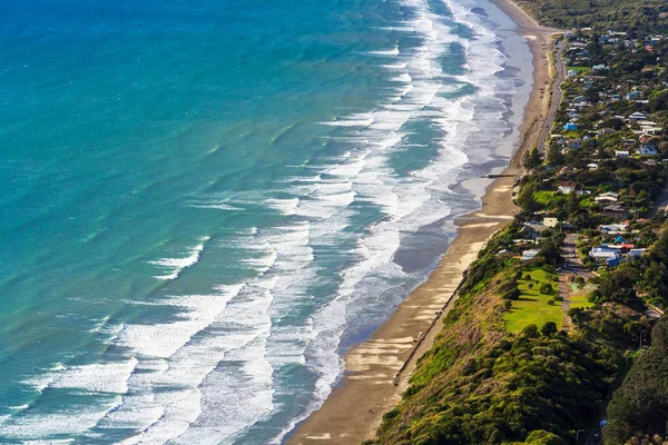 Línea costera de Nueva Zelanda — Foto de Stock