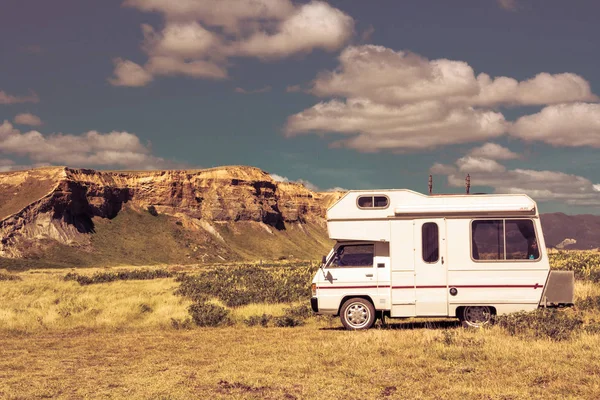 Wohnmobil unterwegs in Neuseeland — Stockfoto