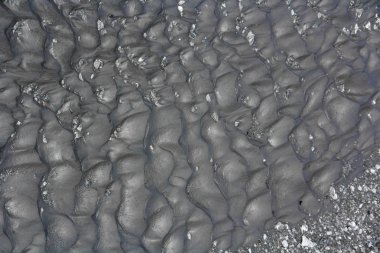 gri ıslak çamur arka plan