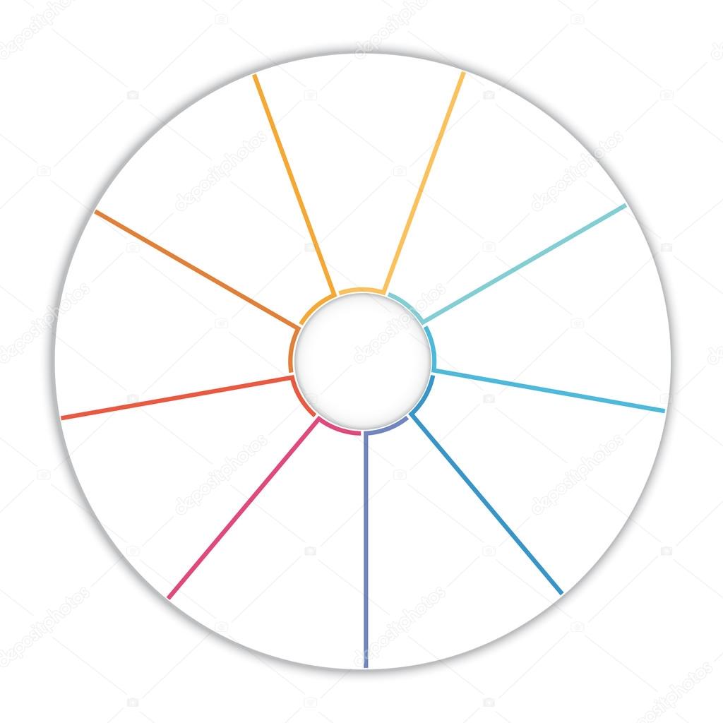 Pie Chart With 9 Sections