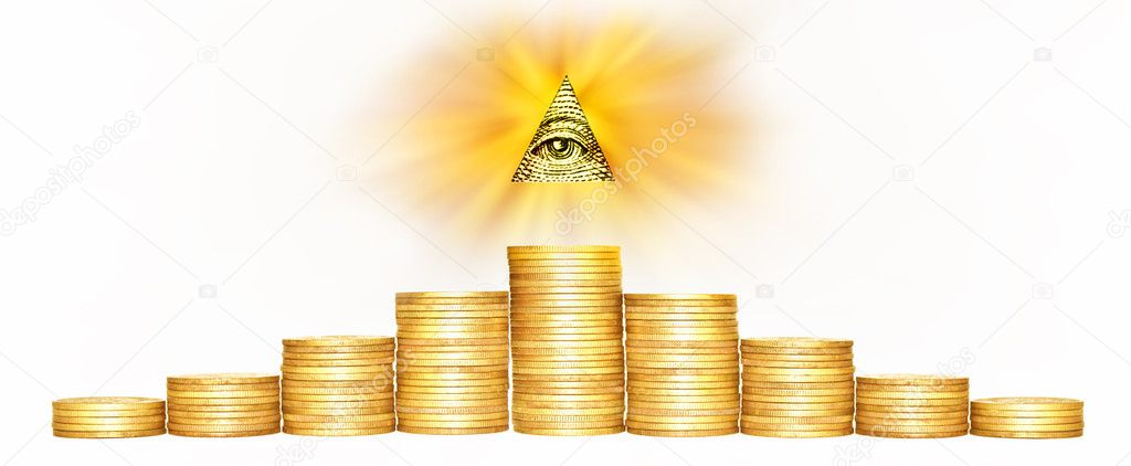 Eye of Providence Golden coins