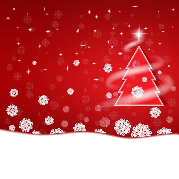 Red Christmas background — Stock Photo, Image