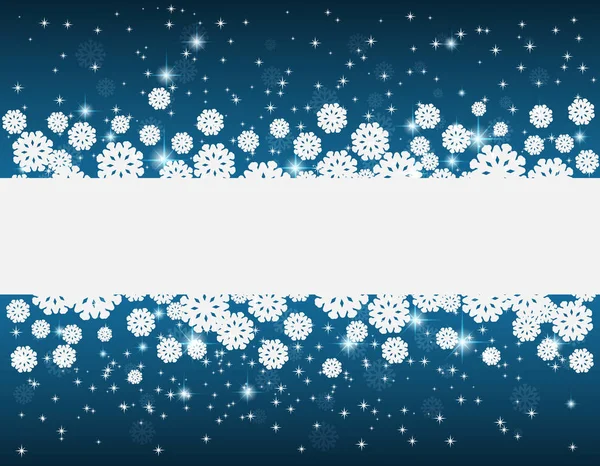 Blå jul bakgrund textområde — Stockfoto