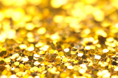 Altın Noel geçmişi. Yeni yıl projeleri için güzel bir arkaplan.