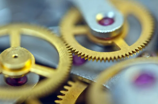 Gears Industrial Background Concept Technology Time Teamwork Infinity Business Projects — Stock Photo, Image