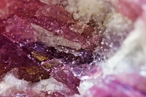 Natuurlijk Kristal Kristallen Achtergrond Een Macro Minerale Bourgogne — Stockfoto