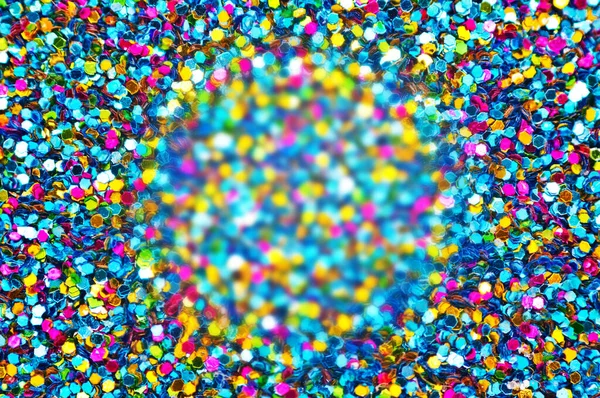 Background Colored Confetti Blur Effect Part Photo — Stock Photo, Image