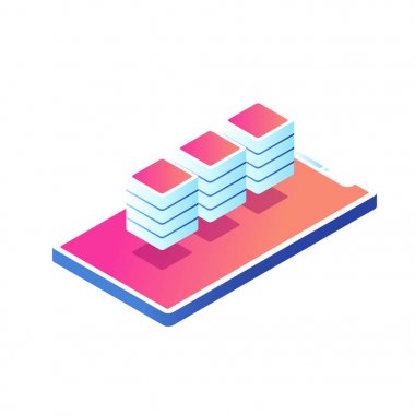 dizüstü bilgisayar degrade vektör çizim 