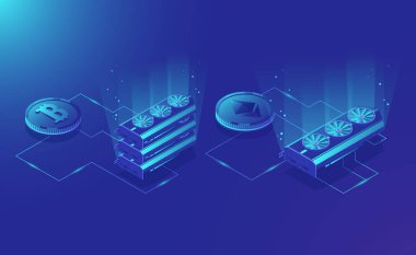 Cryptocurrency madencilik ekipmanları blockchain sistemi ile