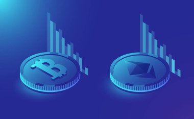 Ethereum ve bitcoin cryptocurrency istatistik