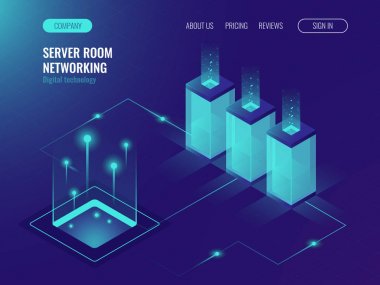 Sunucu odası web barındırma ve işleme