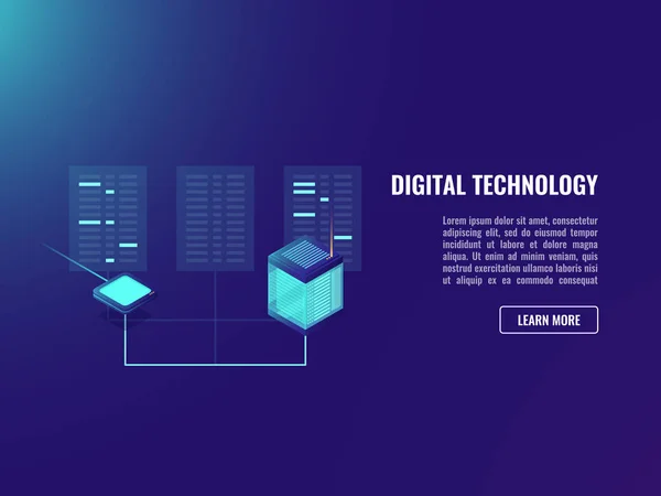 Fil klientprogrammet server, exchange, data, web serverrum — Stock vektor