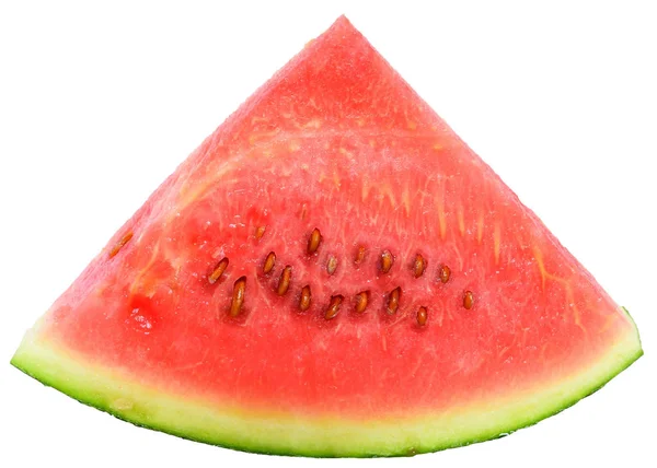 Kus zralý meloun, samostatný — Stock fotografie