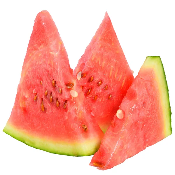 Piece of a ripe watermelon isolated — Stock Photo, Image