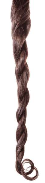 Women braid isolated