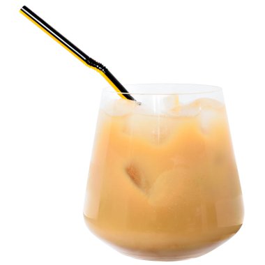 Cam izole buzlu kahve