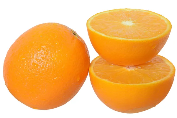 분리 컷된 오렌지 힙 — 스톡 사진