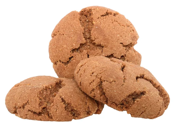 Smakelijk chocoladeschilferkoekjes geïsoleerd — Stockfoto