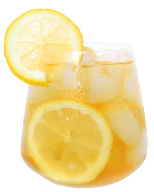buz küpleri ile limonata