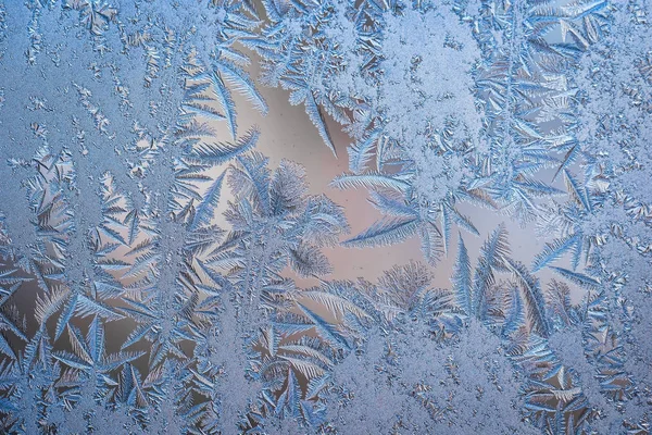 Padrão natural de vidro gelado — Fotografia de Stock