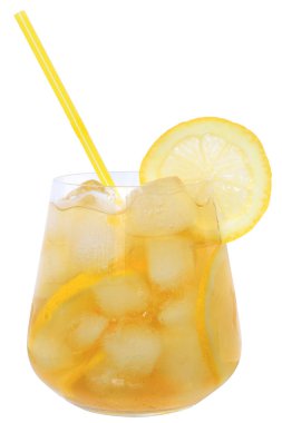 buz küpleri ile limonata