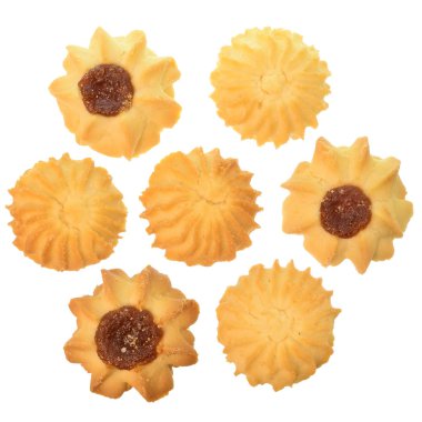 Elma reçelli ev yapımı kurabiye.