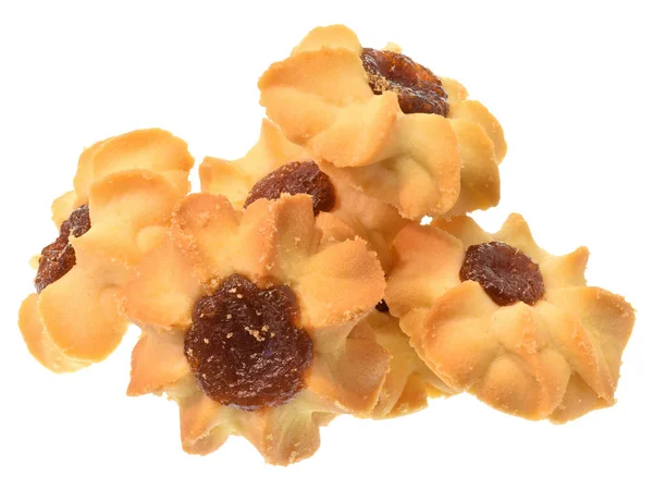 Zelfgebakken koekjes met appeljam geïsoleerd — Stockfoto