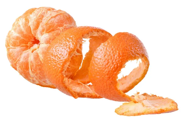Tangerine Slice Isolated White Background — Stock Photo, Image