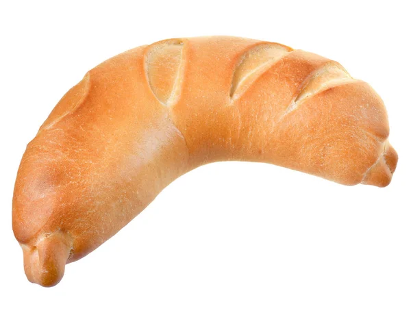 Pan Dulce Con Relleno Aislado Sobre Fondo Blanco — Foto de Stock