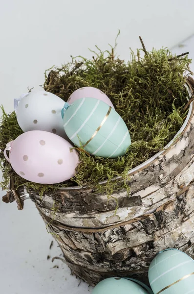 Eier Saison Saisonale Verzierung April Form Kind Objekt — Stockfoto