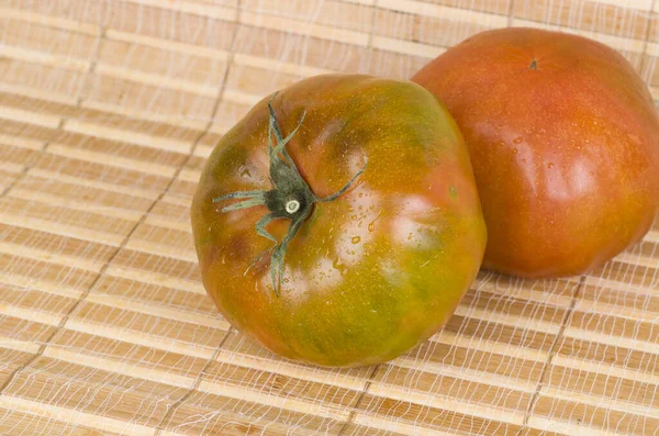 Koka Tomater Buch Skiva Aktern Växa Natur Ört — Stockfoto