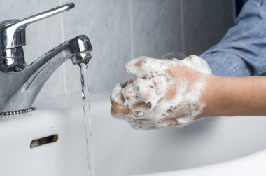 sabun suyu waboathroom Çin insanlar coronavirüs virüs el 