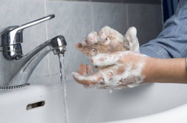 sabun suyu waboathroom Çin insanlar coronavirüs virüs el 