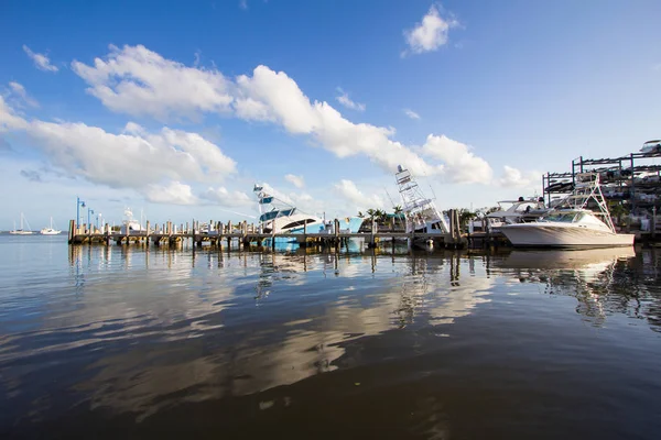 Coconut Grove'da (Miami-Florida) bir gün kasırga sonra deniz Irma