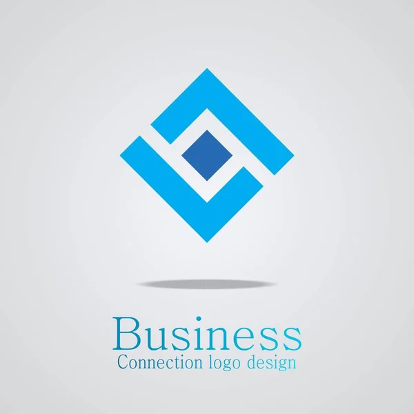 Логотип Бизнеса Квадрат — стоковый вектор