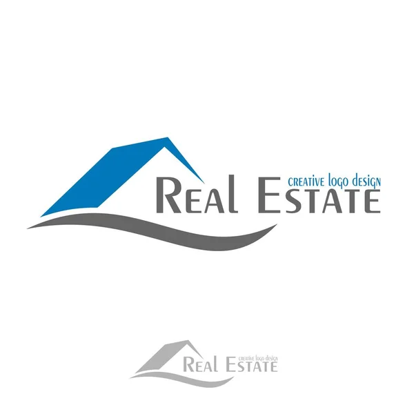 Logotipo Imobiliário Ilustrações Vetoriais Isolado Fundo Branco —  Vetores de Stock