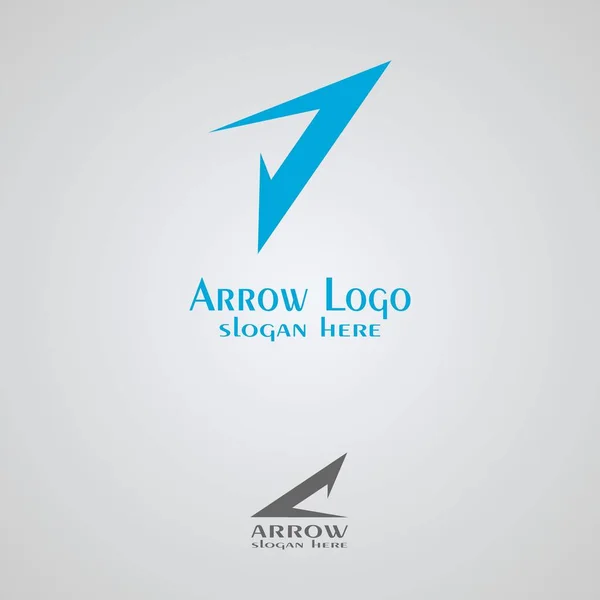 Стрілка Дизайну Логотипу Логотип Літери — стоковий вектор