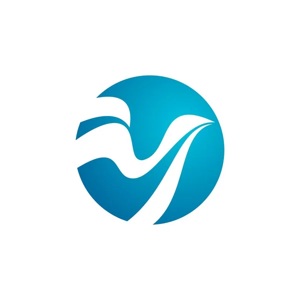 Conception Logo Oiseau Logo Entreprise Icônes Vectorielles — Image vectorielle